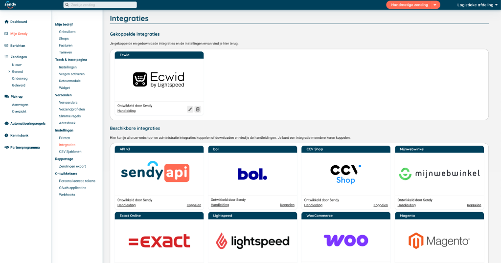 Sendy: Smart shipping software